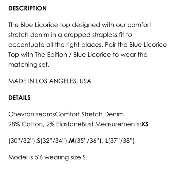 REVICE CORSET TOP - Blue Licorice - Picture 5 of 9